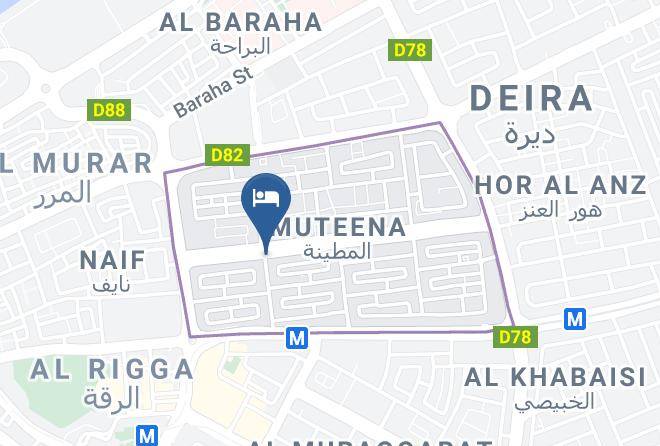 Dubai - Dubai Palm Hotel Maps