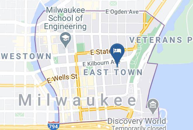 Milwaukee - Dubbel Dutch Hotel Maps