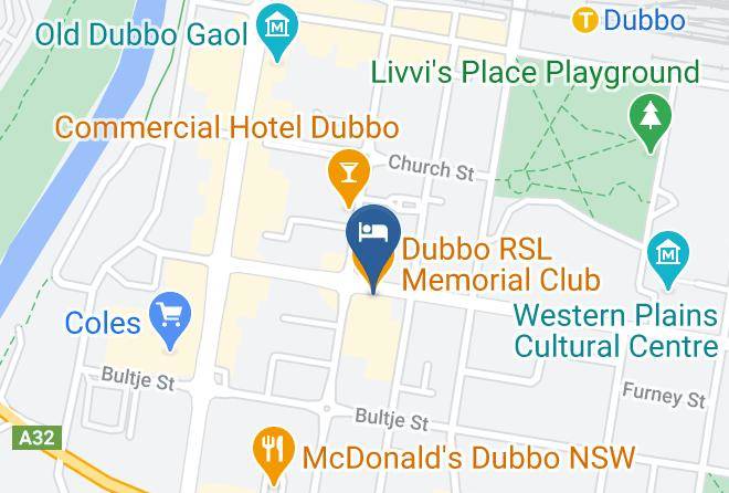 Western Plains Regional - Dubbo Rsl Memorial Club Maps