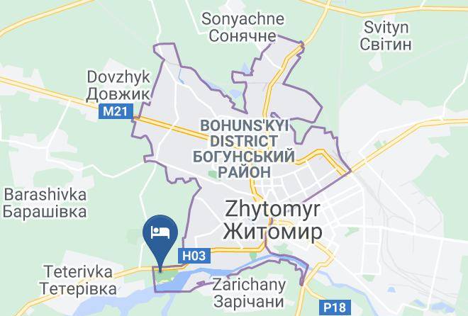 Zhytomyr - Dubki Hotel Complex Maps