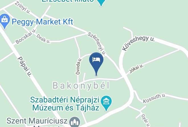 Bakonybel - Dublecz Vendeghaz Maps
