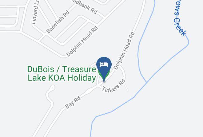 Clearfield - Dubois Treasure Lake Koa Holiday Maps