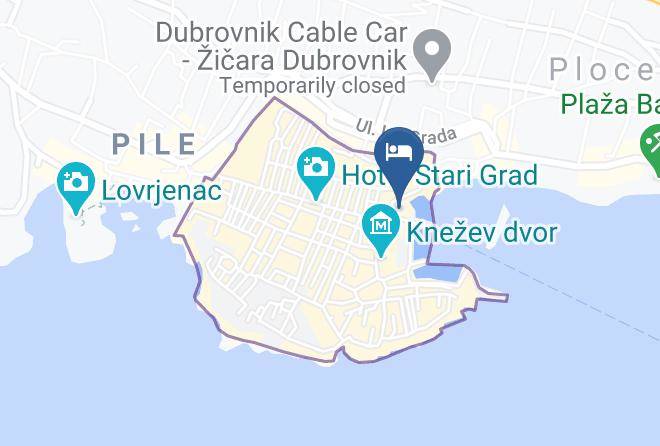 Dubrovnik - Dubrovnik 4 Seasons Private Accommodation Maps