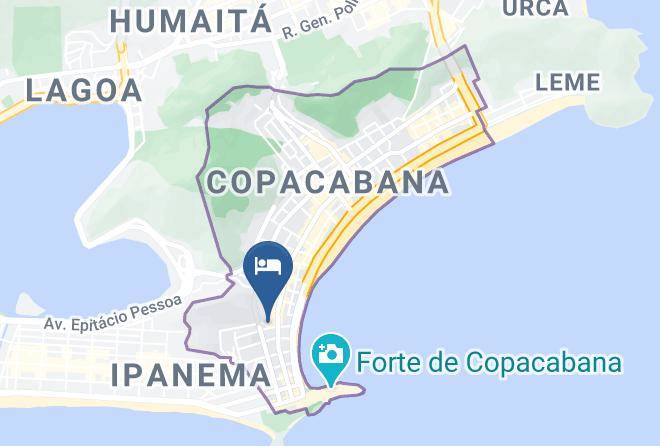 Rio De Janeiro Acabana - Ducasse Rio Hotel Maps