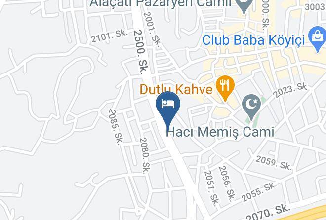 Cesme - Dud Otel Maps