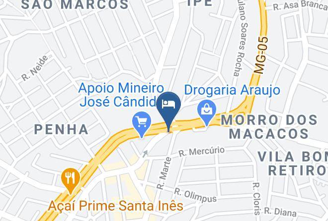 Sabara - Due Motel Maps