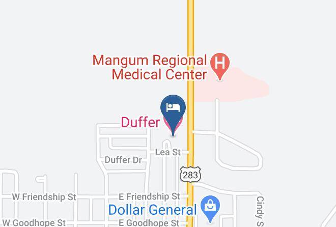 Duffer Motel Map