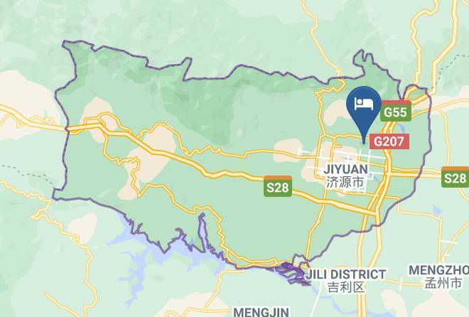 Jiyuan - Dujiangyan Hanhai Boya Hotel Maps