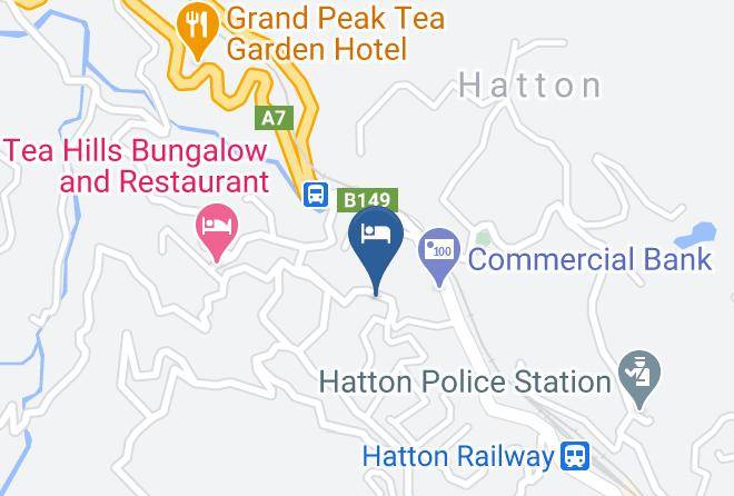 Kandy - Dukes Nose Holiday Bungalow Maps