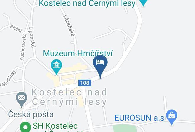 Prague East - Dum U Cerneho Orla Maps