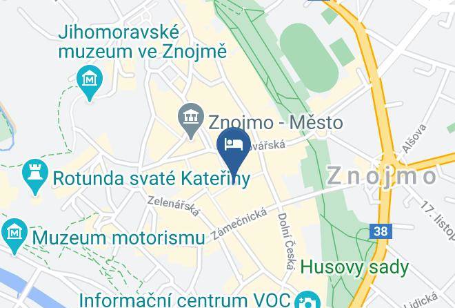 Znojmo - Dum U Lazni Maps