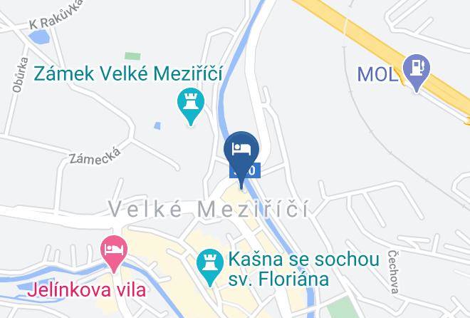 Zdar Nad Sazavou - Dum U Vody Maps