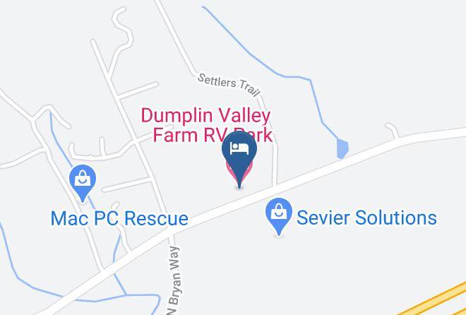 Sevier - Dumplin Valley Farm Rv Park Maps