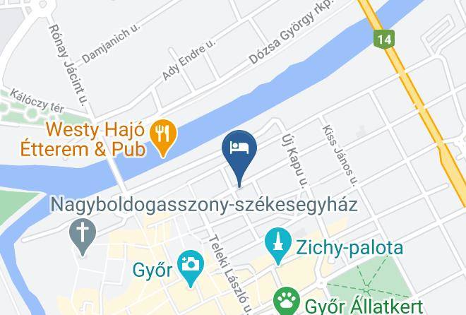 Gyor - Duna Panzio Maps