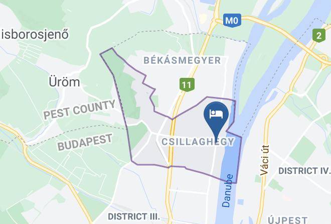 Budapest 3 Kerulet - Duna Party Pansio Maps