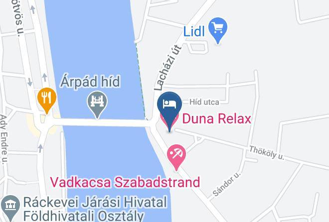 Rackeve - Duna Relax Hotel Maps