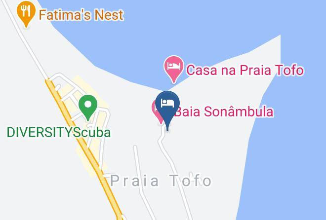 Praia Do Tofo - Duna Sonambula Maps