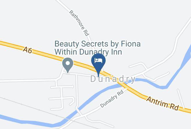 Antrim Newtownabbey - Dunadry Hotel Maps