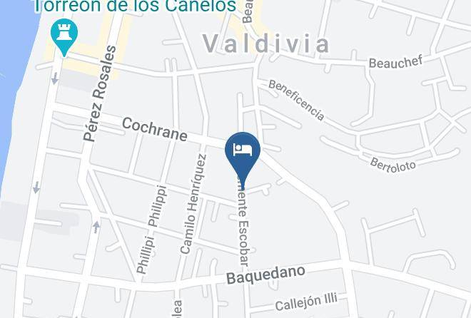 Valdivia Province - Dunamis Hospedaje Valdivia Maps