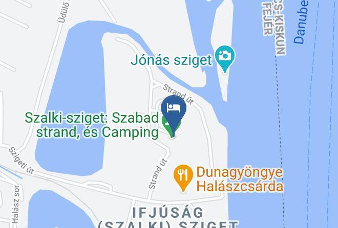 Dunaujvaros - Dunaujvarosi Kemping Maps
