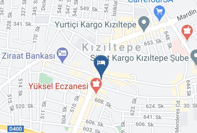 Kiziltepe - Dunaysir Otel Kiziltepe Maps
