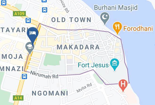 Mombasa - Duncort Hotel Mombasa Maps