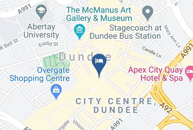 Dundee City - Dundee Backpackers Maps