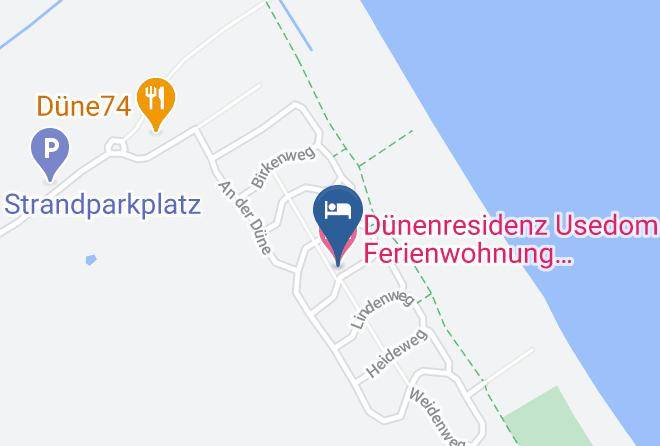 Vorpommern Greifswald - Dunenresidenz Usedom Ferienwohnung Ostseetraum Maps