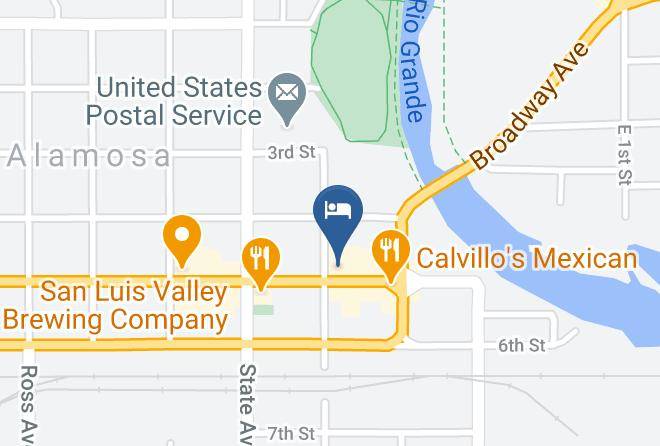 Alamosa - Dunes Inn Alamosa Maps