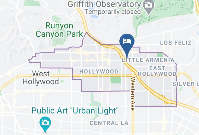 Los Angeles - Dunes Inn Sunset Maps