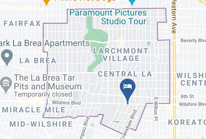 Dunes Inn Wilshire Map