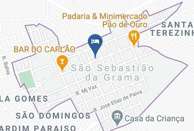 Sao Sebastiao Da Grama - Dunha's Hotel Maps