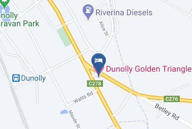 Dunolly Golden Triangle Motel Map