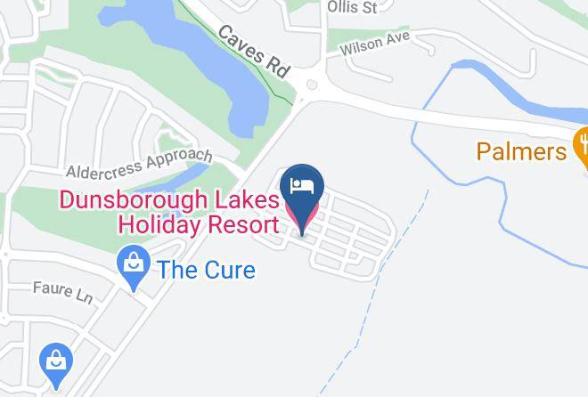 Busselton - Dunsborough Lakes Holiday Resort Maps