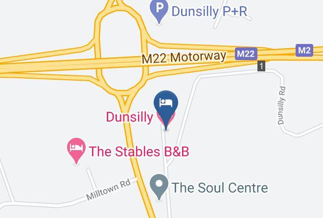 Antrim Newtownabbey - Dunsilly Hotel Maps