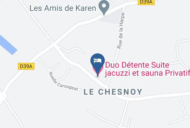 Seine Et Marne - Duo Detente Suite Jacuzzi Et Sauna Privatifs Maps