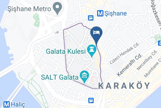 Beyoglu - Duo Galata Hotel Maps