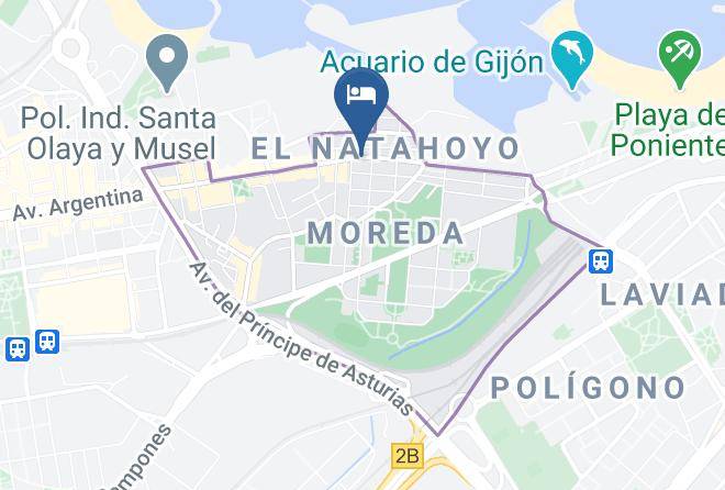 Asturias - Duplex 21 Gijon Maps
