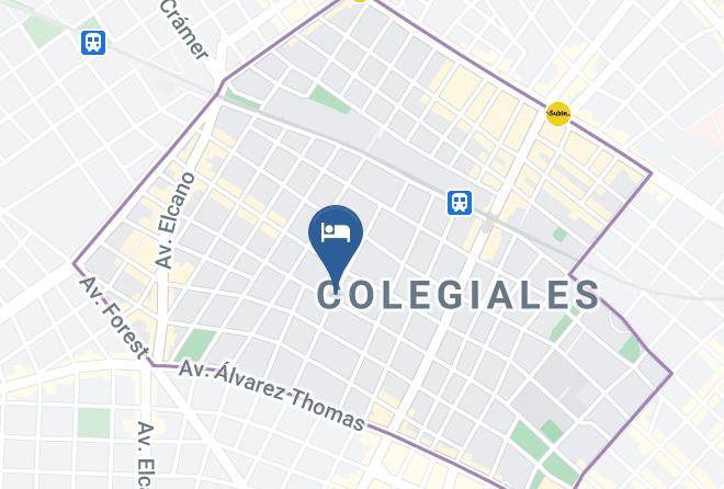 Buenos Aires - Duplex Colegiales Maps