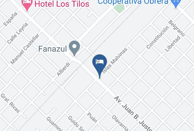 Azul - Duplex Las Vias Maps