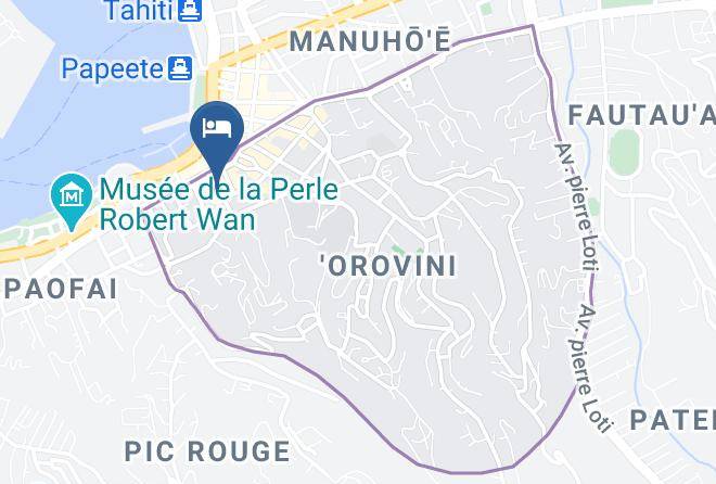 Papeete - Duplex Hanalei Maps