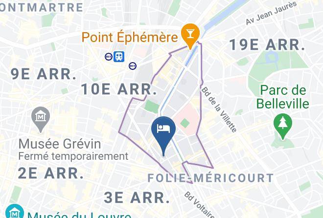 Paris - Duplex Paris 10eme Maps