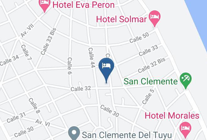 Mar Del Tuyu - Duplex San Clemente Maps