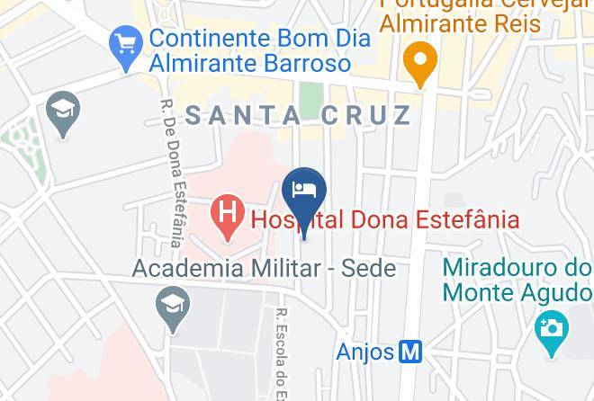 Lisbon - Duplo Charme Boutique Hotel Maps