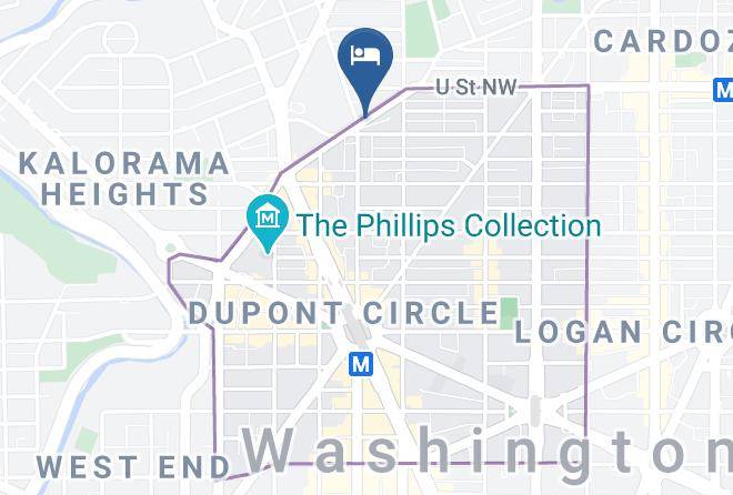 City Of Washington - Dupont Place Boutique Inn Maps