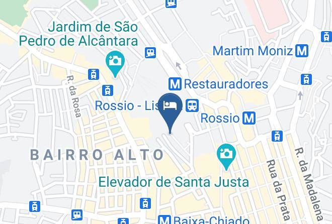 Lisbon - Duque Chiado Maps