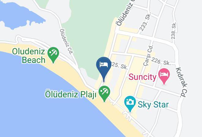 Fethiye - Durak Hotel Oludeniz Maps