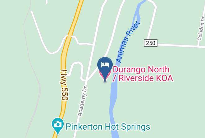 Durango North Riverside Koa Map