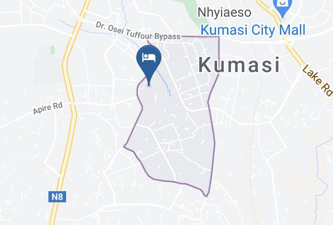 Kumasi - Durbar Court Hotel Maps