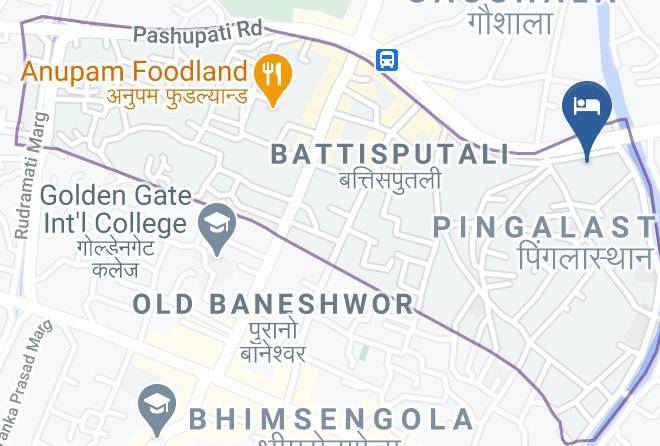 Kathmandu - Durbar Hotel Maps